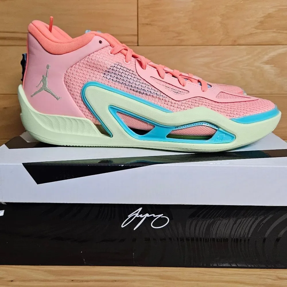 Jordan Tatum 1 Pink Lemonade Mens Basketball Shoe Sneaker DV6208-600 Jayson - Picture 12 of 13